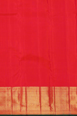Image of Kanchipattu Red Brocade Saree