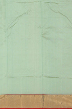 Image of Chanderi Silk Mint Green Saree