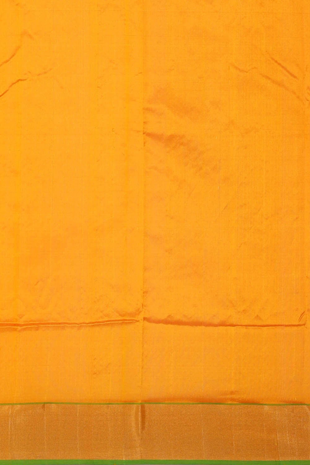 Image of Chanderi Silk Haldi Yellow Saree