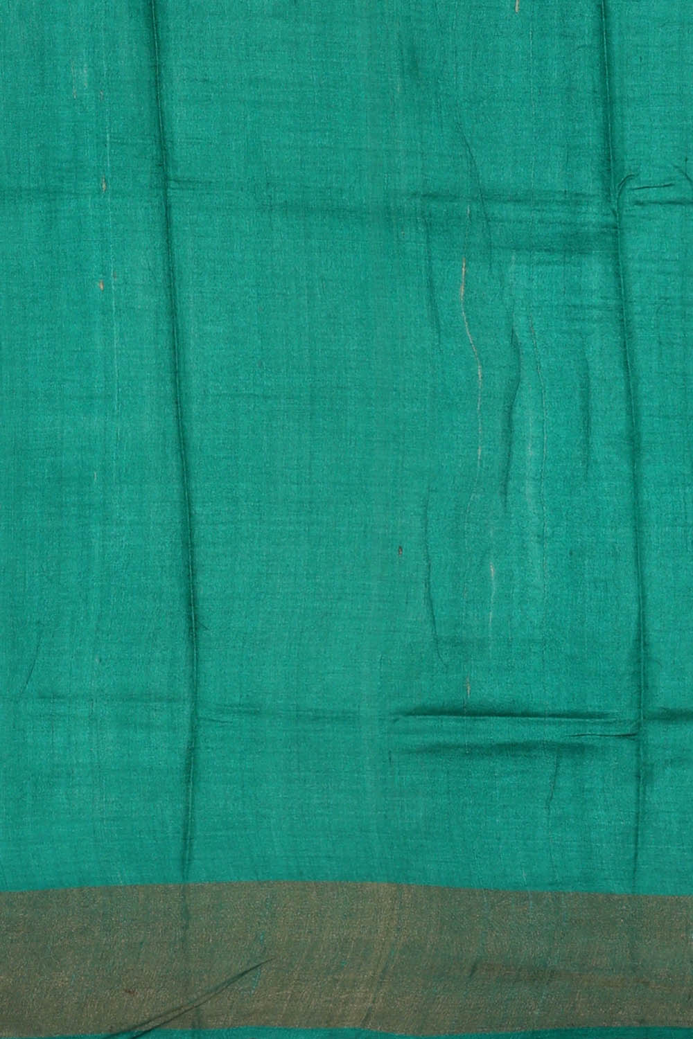 Image of Tussar Silk Sea Blue Saree