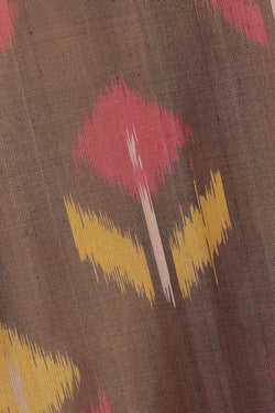 Image of Brown Silk Saree