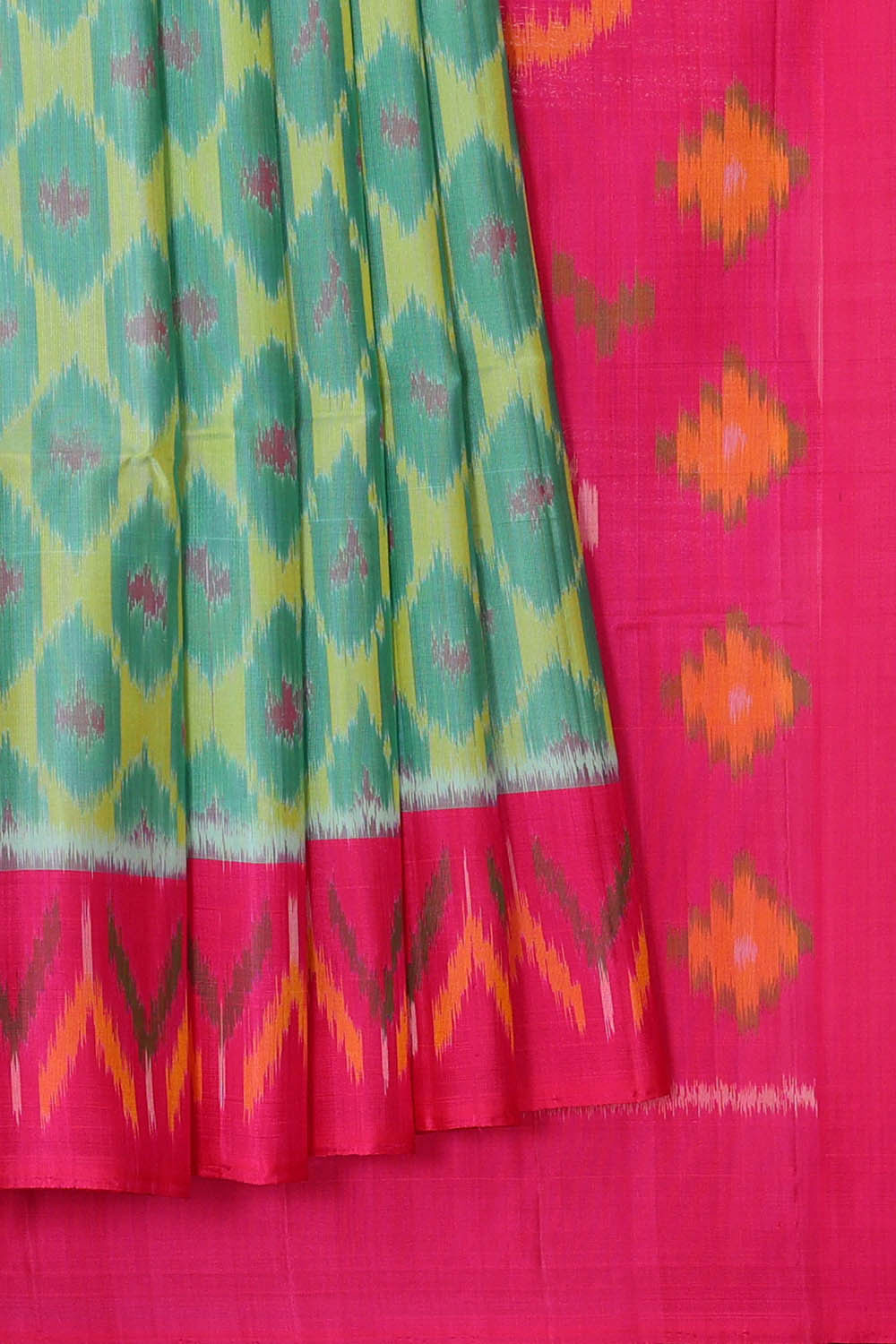 Image of Green Silk Saree