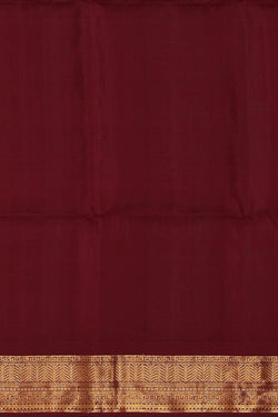 Image of Onion Red Silk Saree