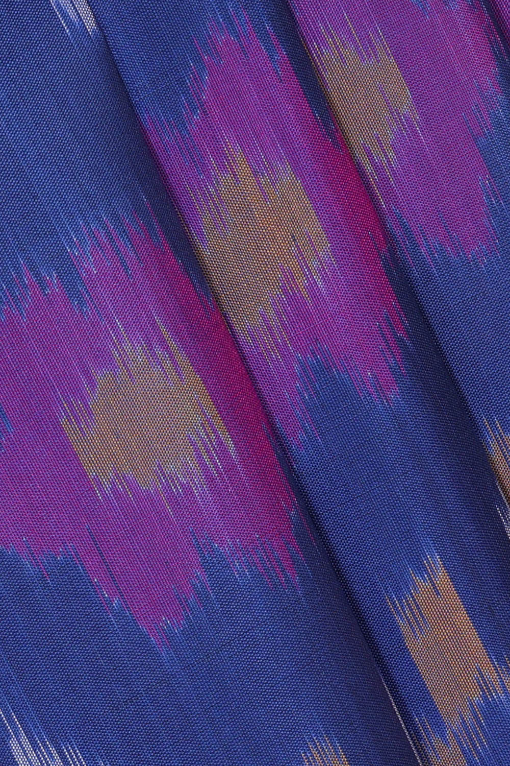 Image of Dark Blue Silk Saree