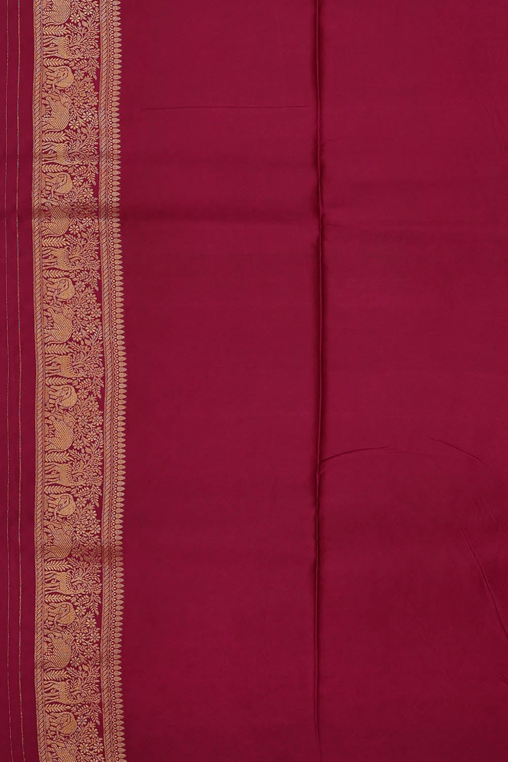 Image of Crepe Red Saree