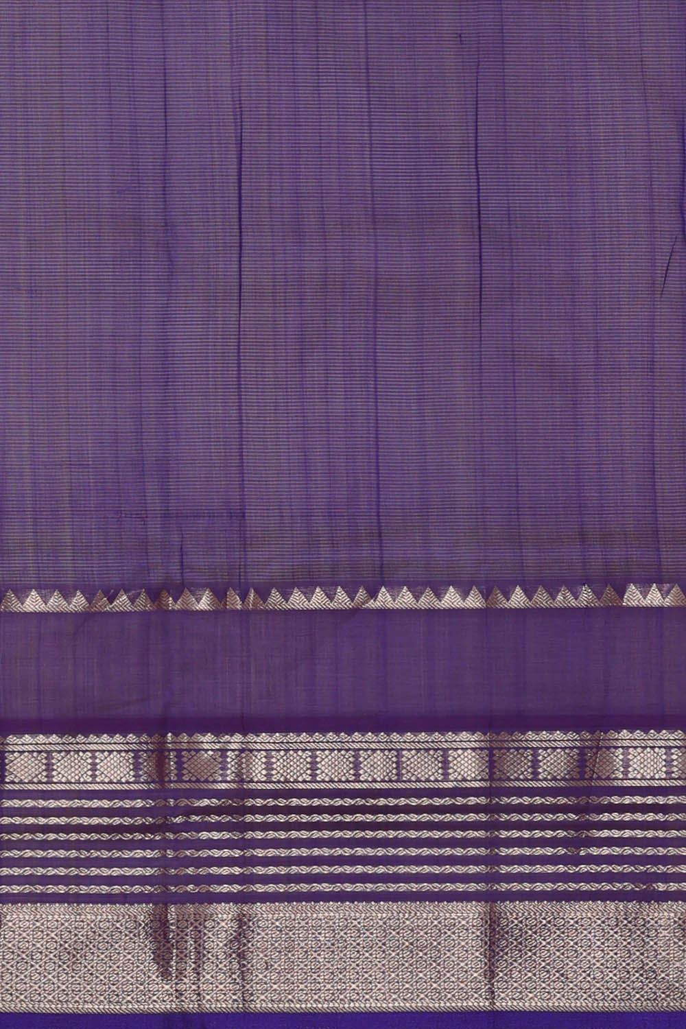 Image of Kuppadam Cotton Silk Pink Saree