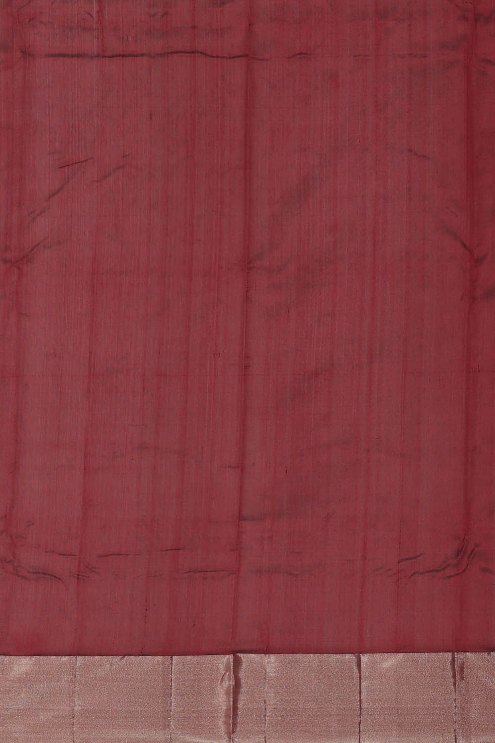Image of Chanderi Silk Maroon Saree
