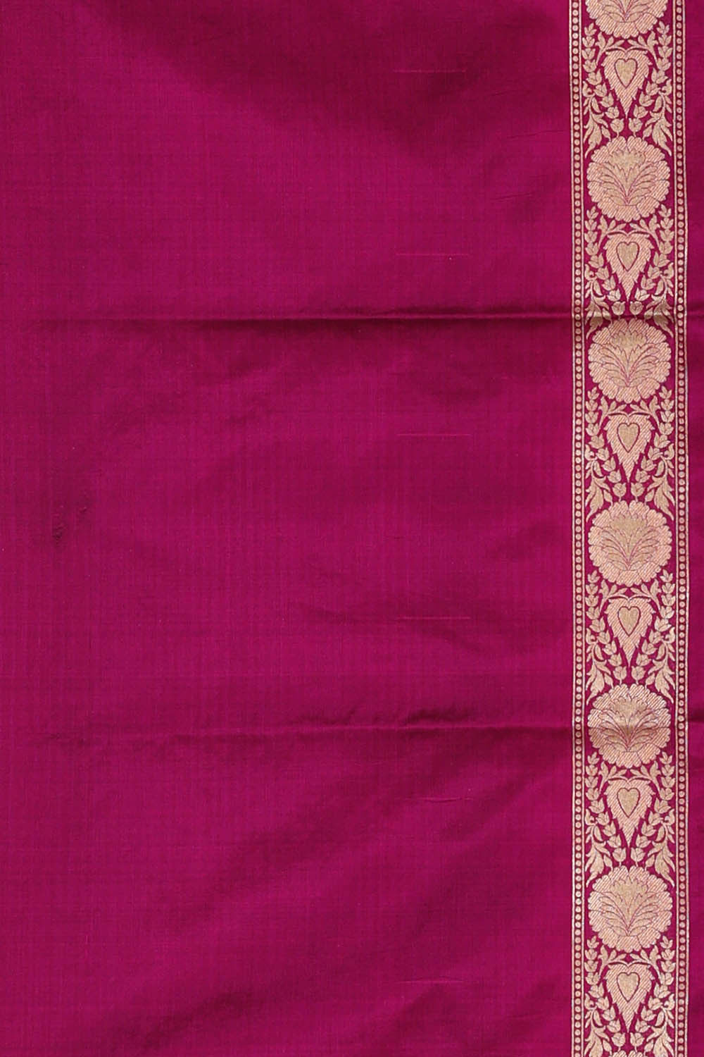 Image of Banarasi Silk Magenta Saree