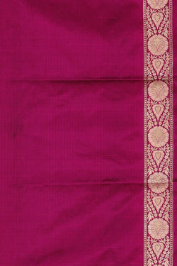 Image of Banarasi Silk Magenta Saree