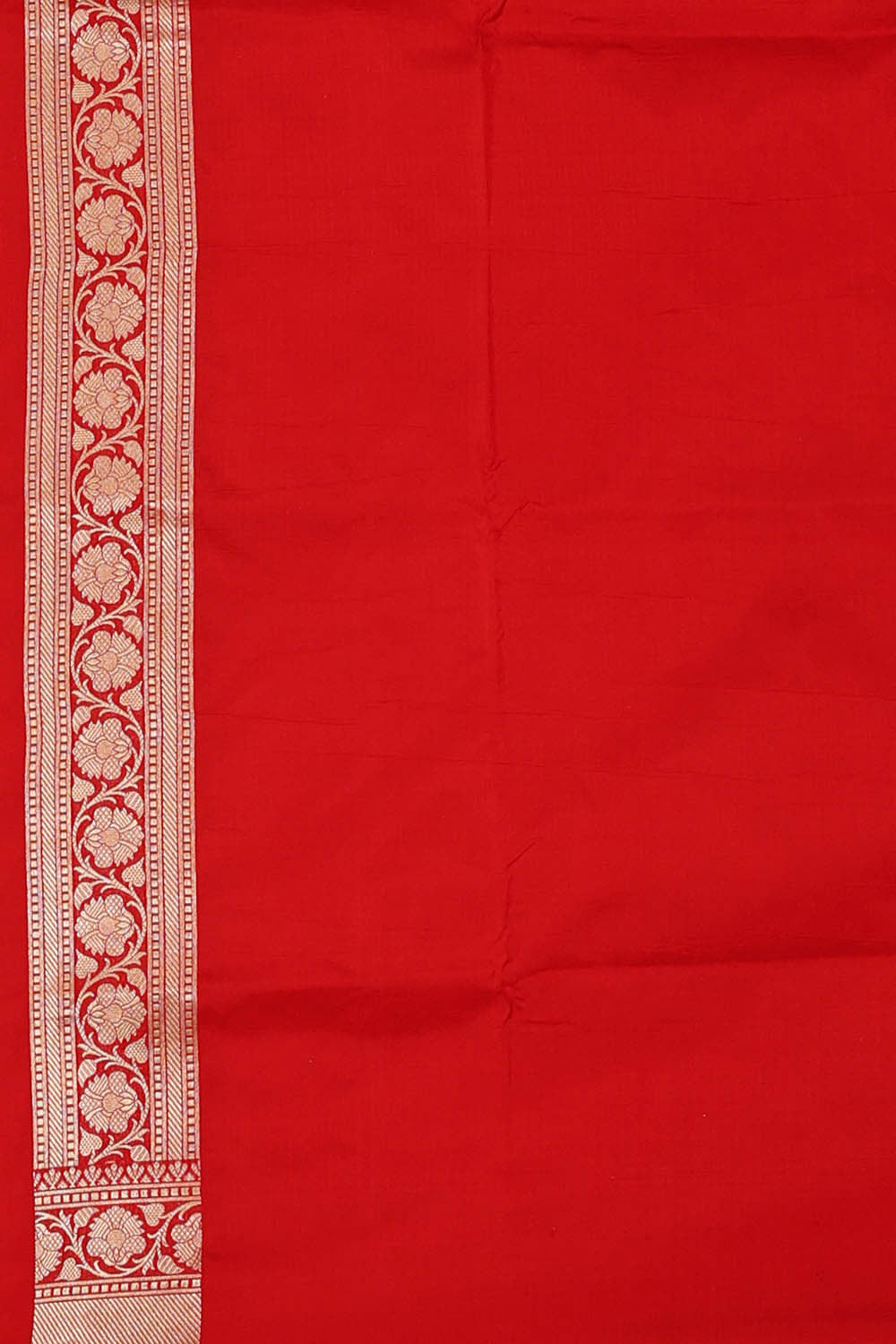 Image of Banarasi Silk Red Saree