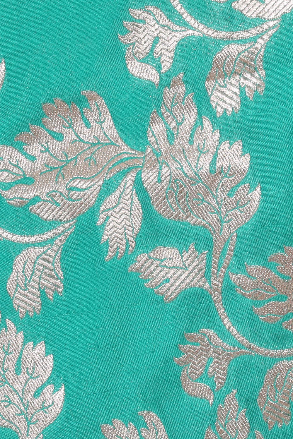 Image of Banarasi Silk Sea Green Saree