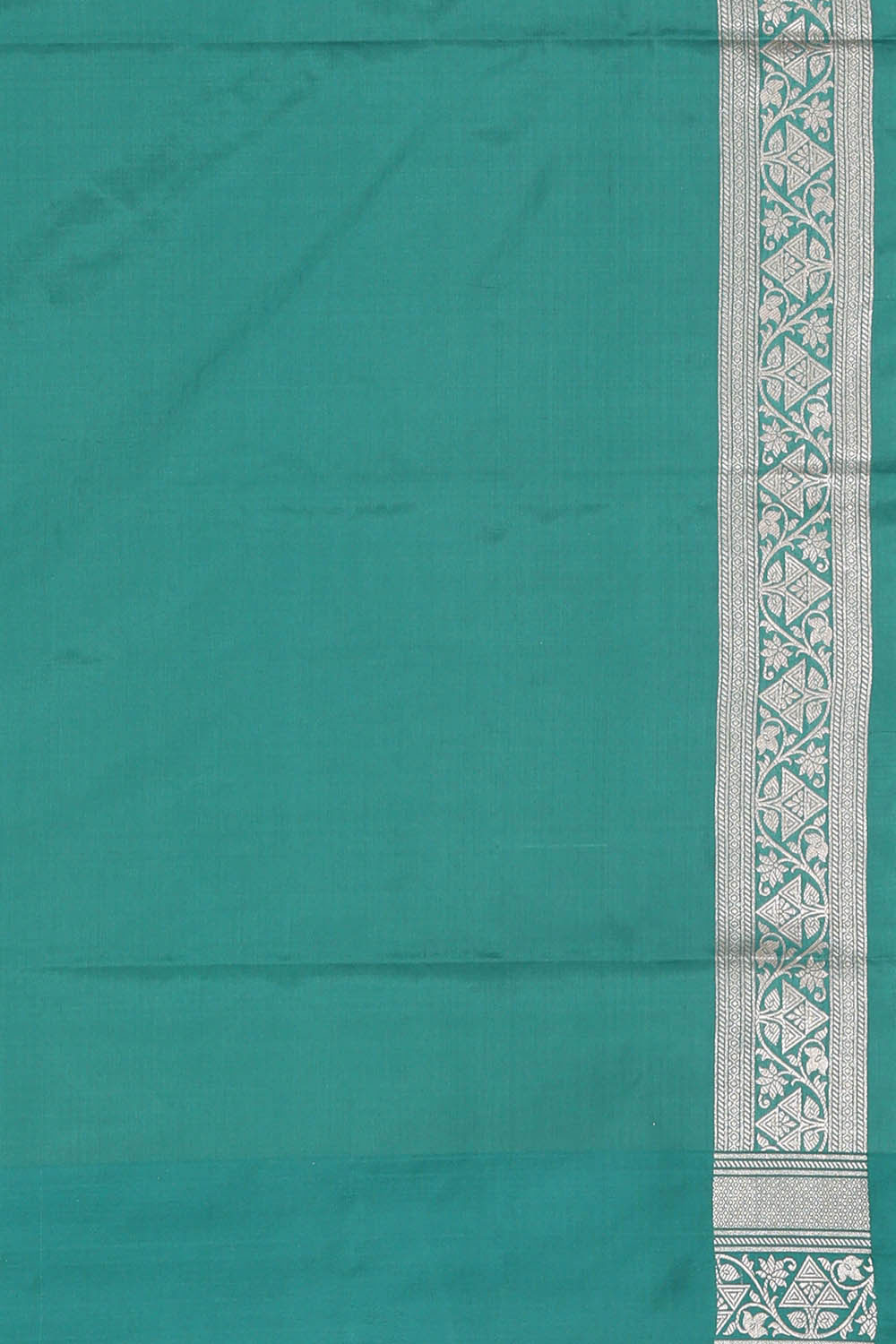 Image of Banarasi Silk Sea Green Saree