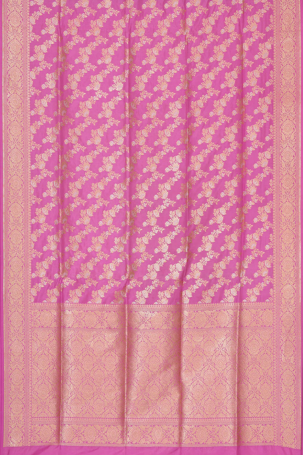Image of Banarasi Silk Pink Saree