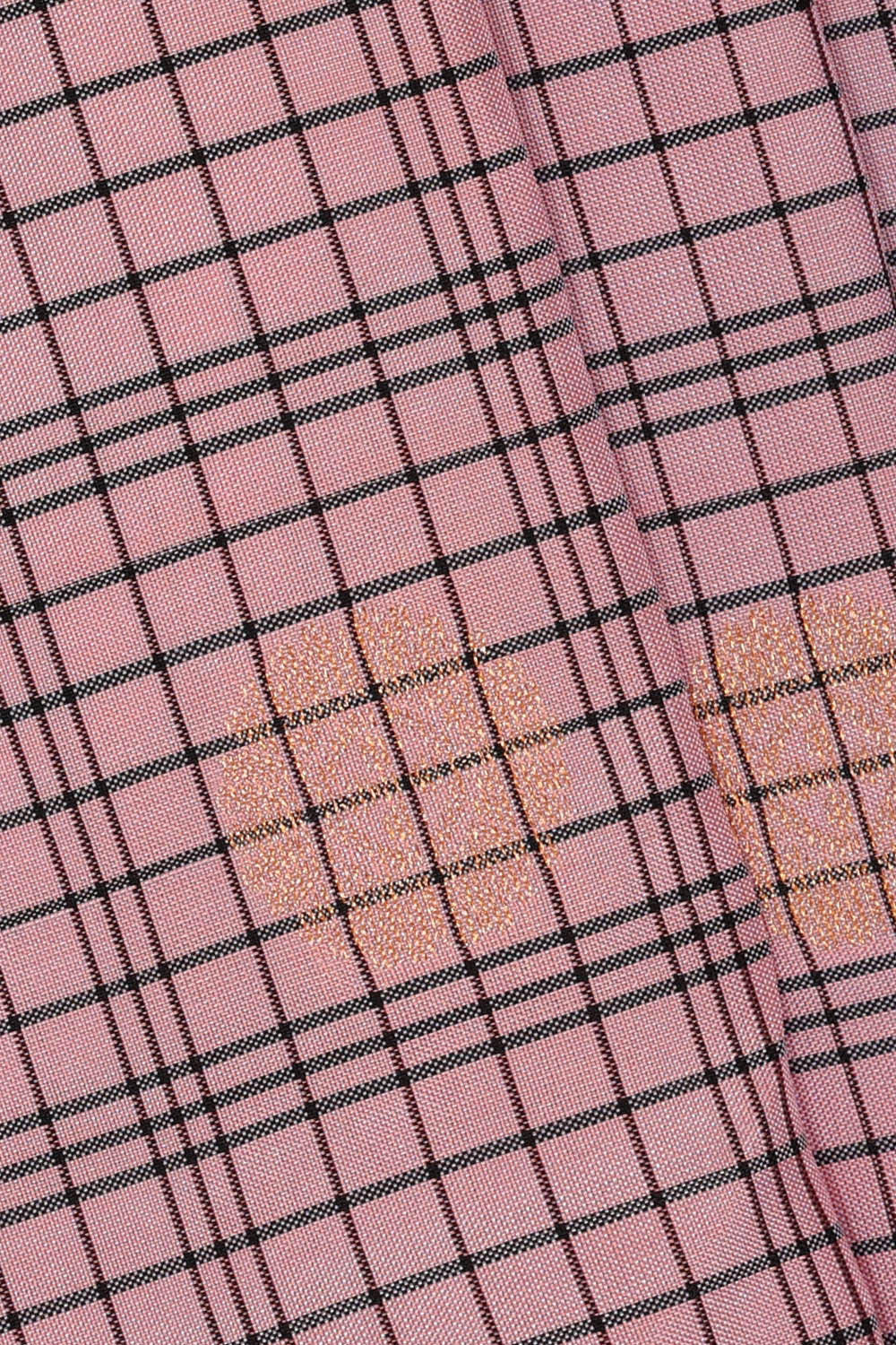 Image of Gadwal Silk Soft Pink Saree