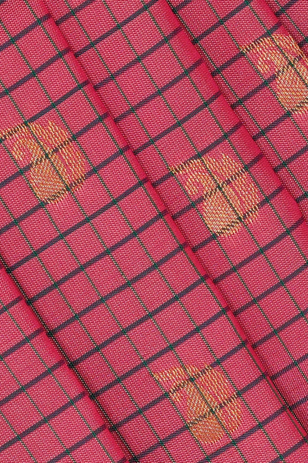 Image of Gadwal Silk Pink Saree