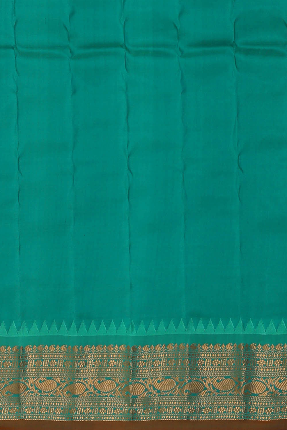 Image of Gadwal Silk Dark Red Saree