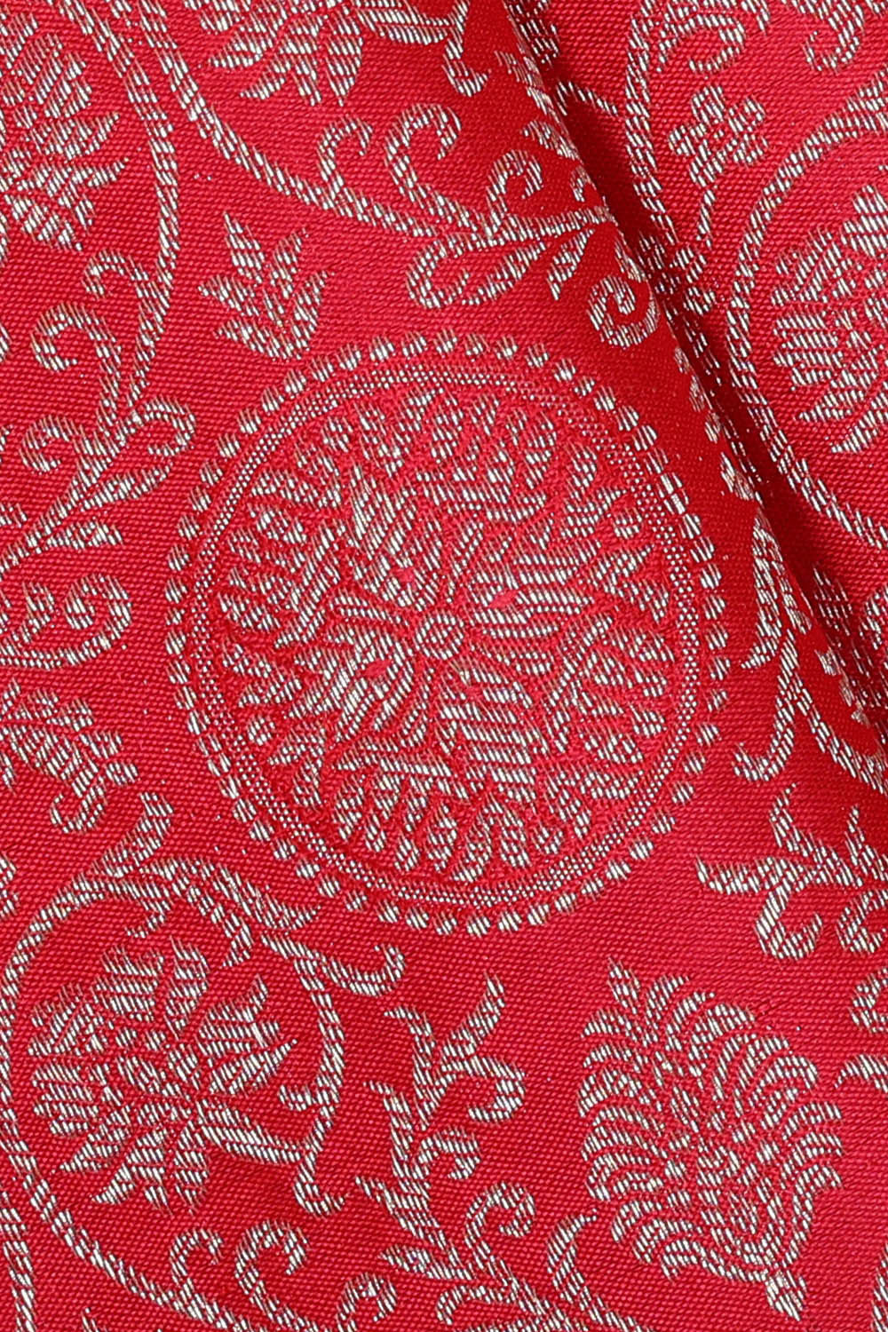 Kanchipattu Red Brocade Saree
