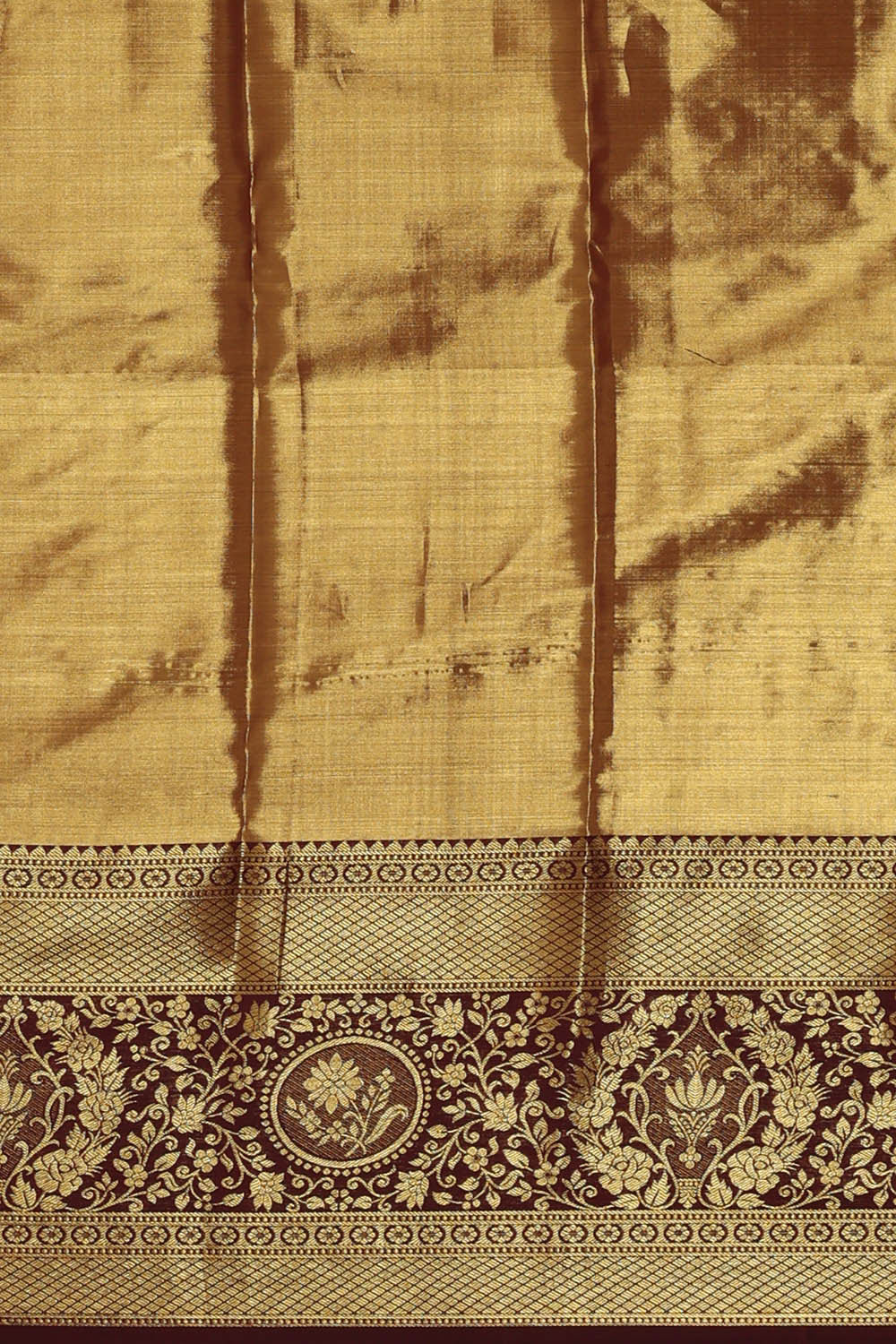 Image of Kanchipattu Onion Pink Tissue Brocade Saree
