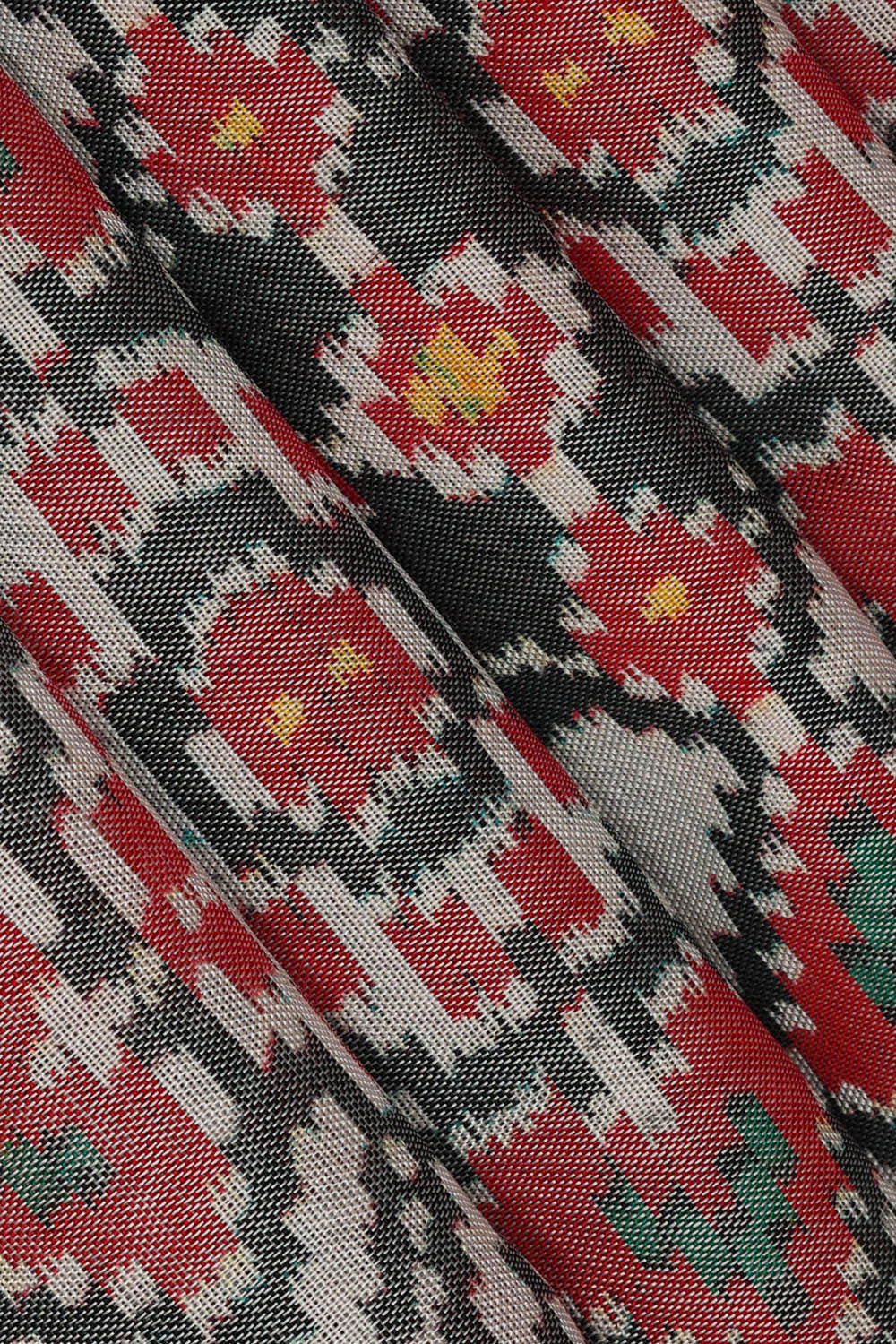 Image of Patan Patola Cream-Grey Saree