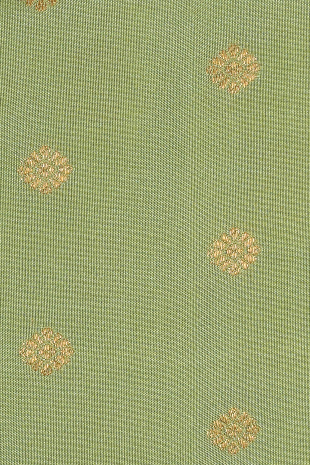 Image of Gadwal Silk Pista Green Saree