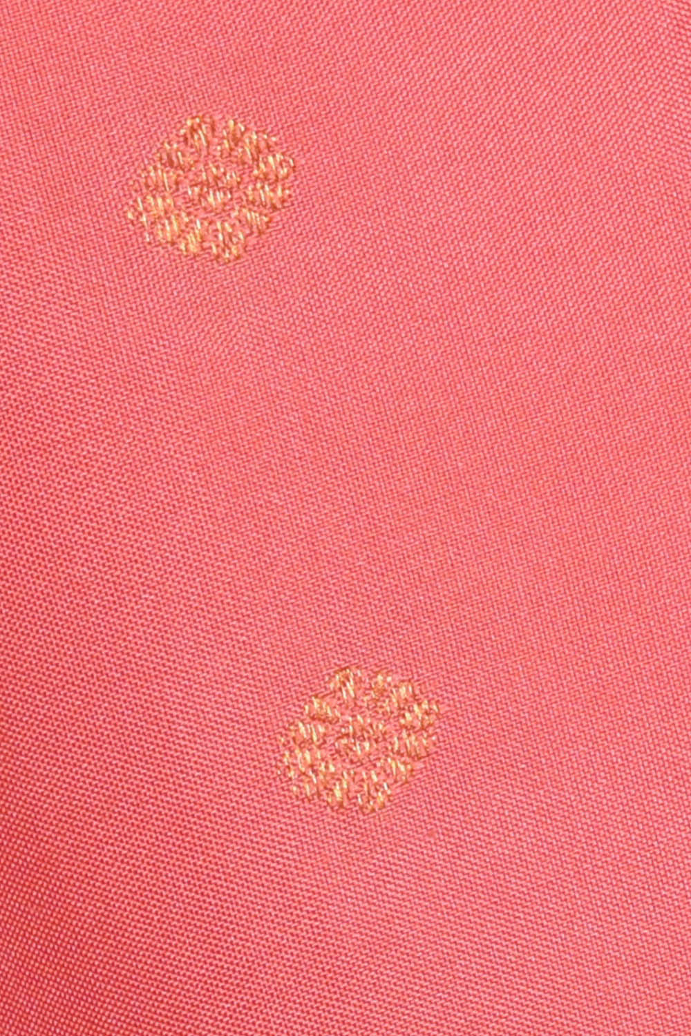Image of Gadwal Silk Peach Saree