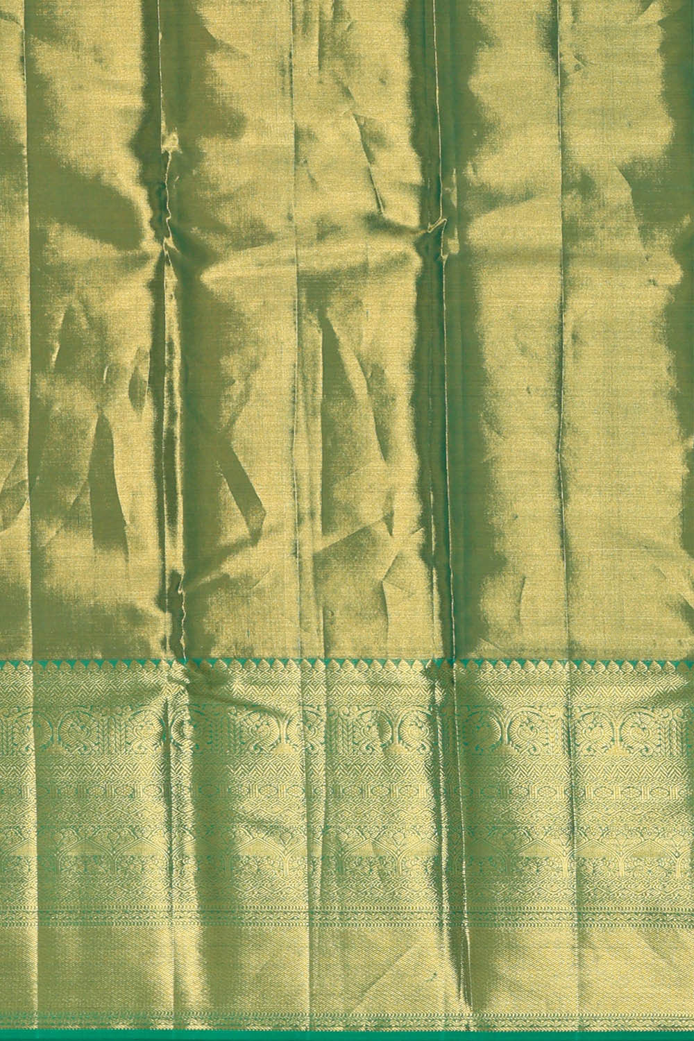 Image of Kanchipattu Yellow Tissue Brocade Saree