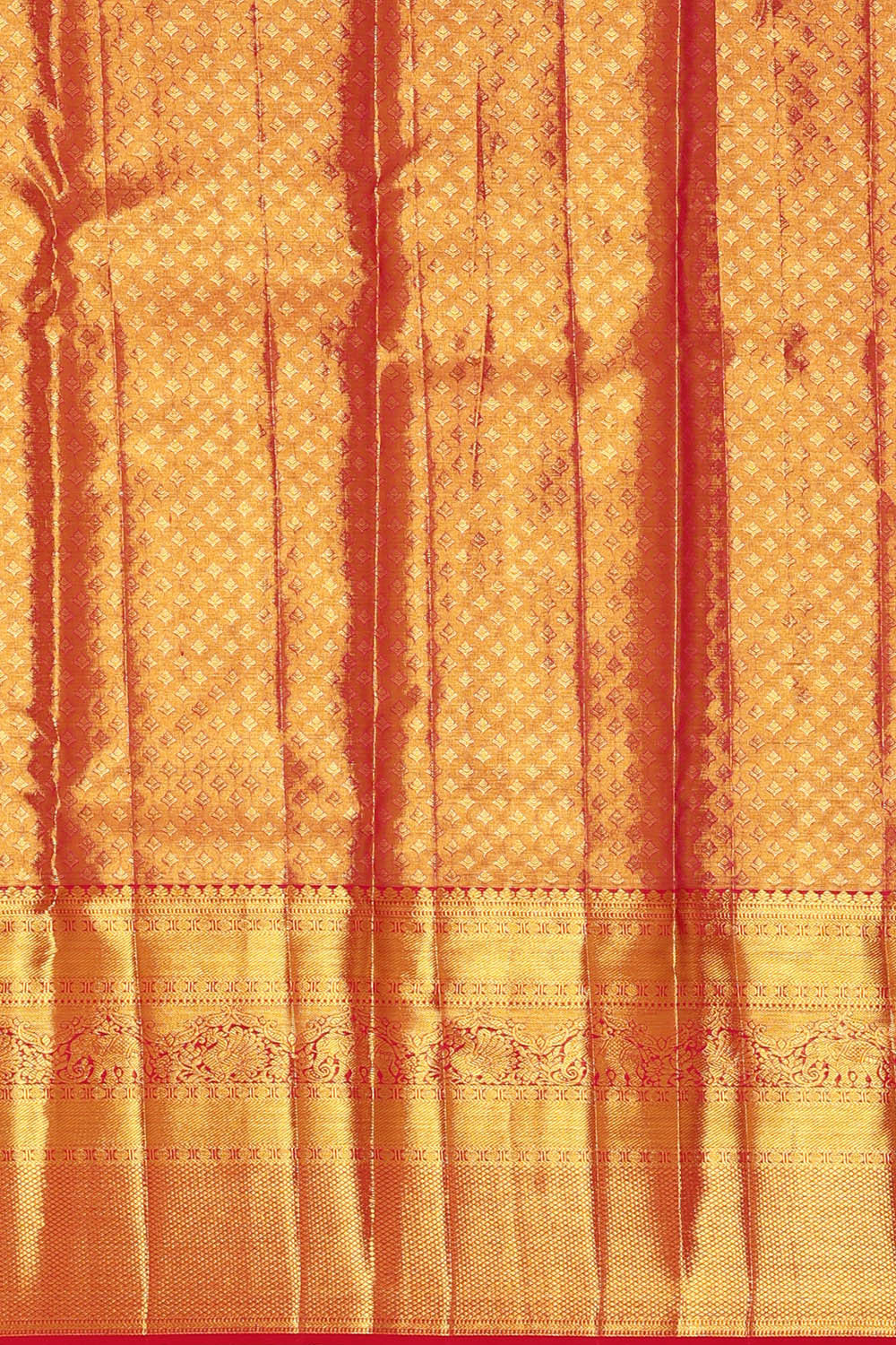 Kanchipattu Green Tissue Brocade Saree