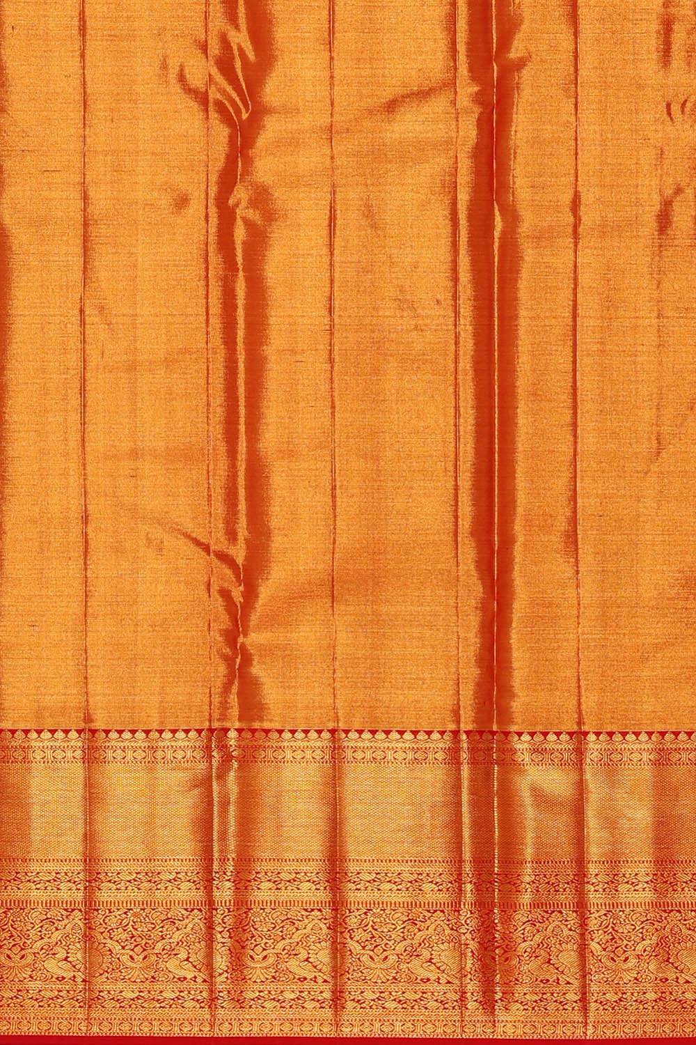 Image of Kanchipattu Golden Green Tissue Brocade Saree