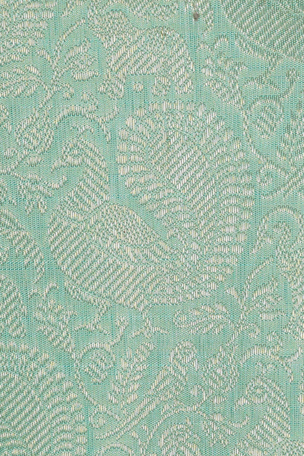 Image of Kanchipattu Sea Blue Brocade Saree