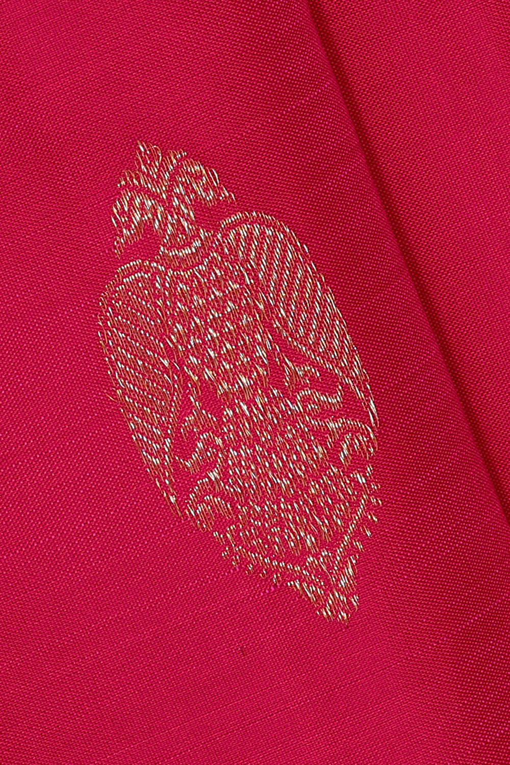Image of Kanchipattu Rani Pink Brocade Saree