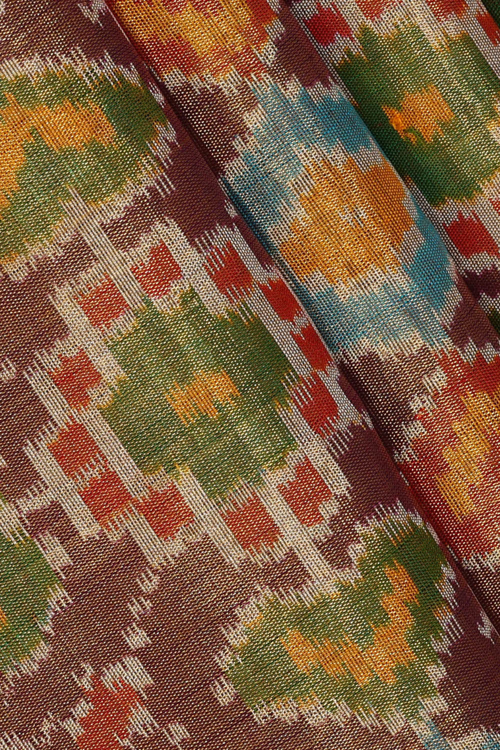 Image of Kanchipattu Brown Tissue Brocade Saree