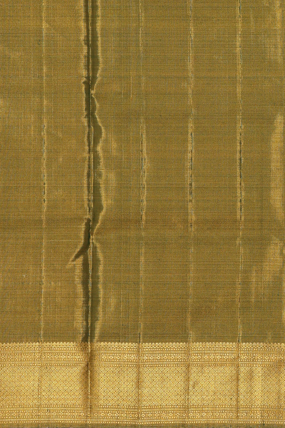 Image of Kanchipattu Brown Tissue Brocade Saree