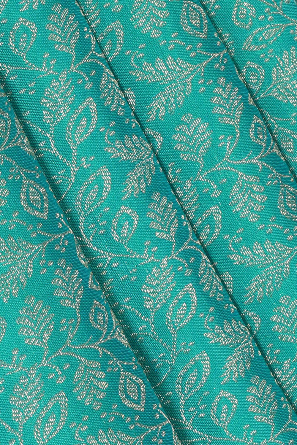 Kanchipattu Light Sea Green Brocade Saree