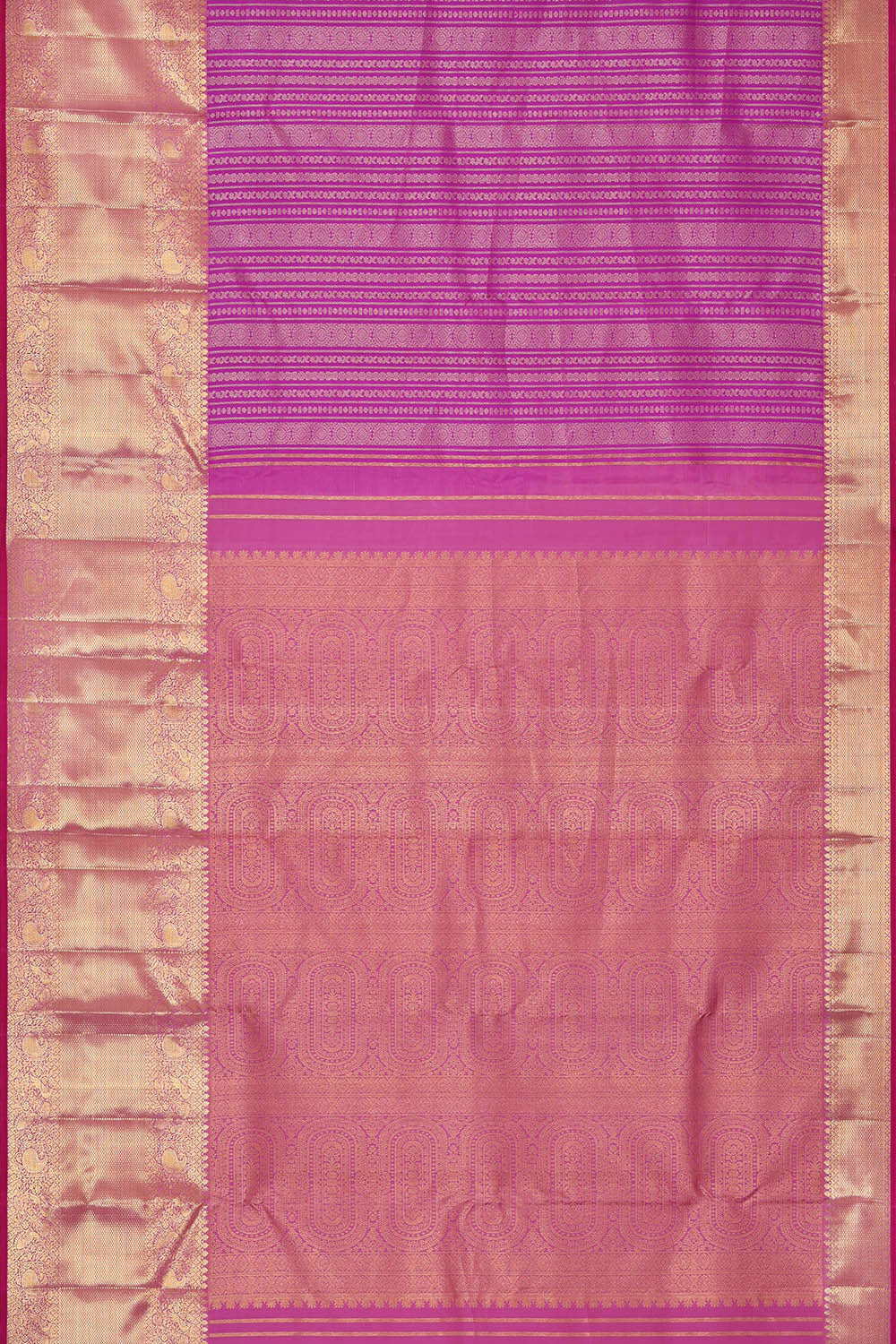 Image of Kanchipattu Lavender Pink Brocade Saree