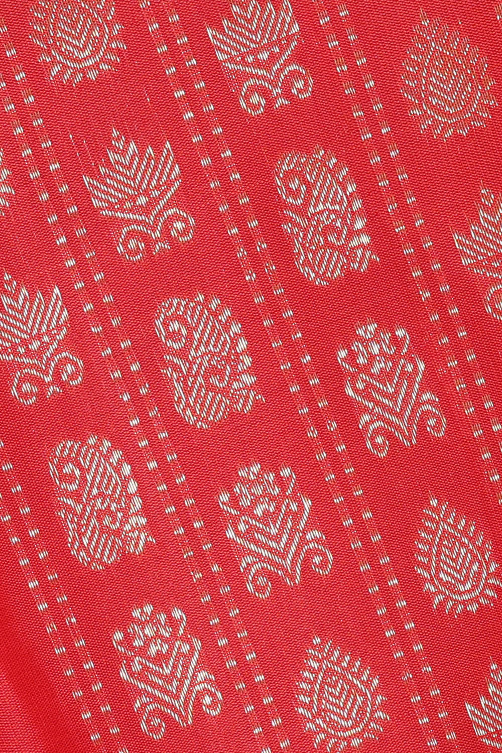 Image of Kanchipattu Peach Brocade Saree