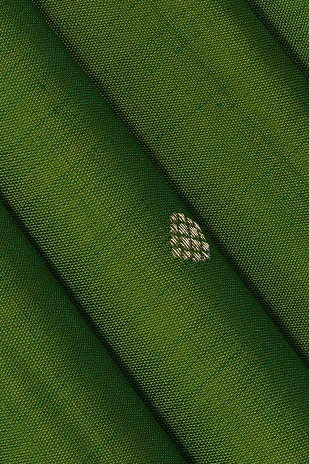 Kanchipattu Parrot Green Brocade Saree