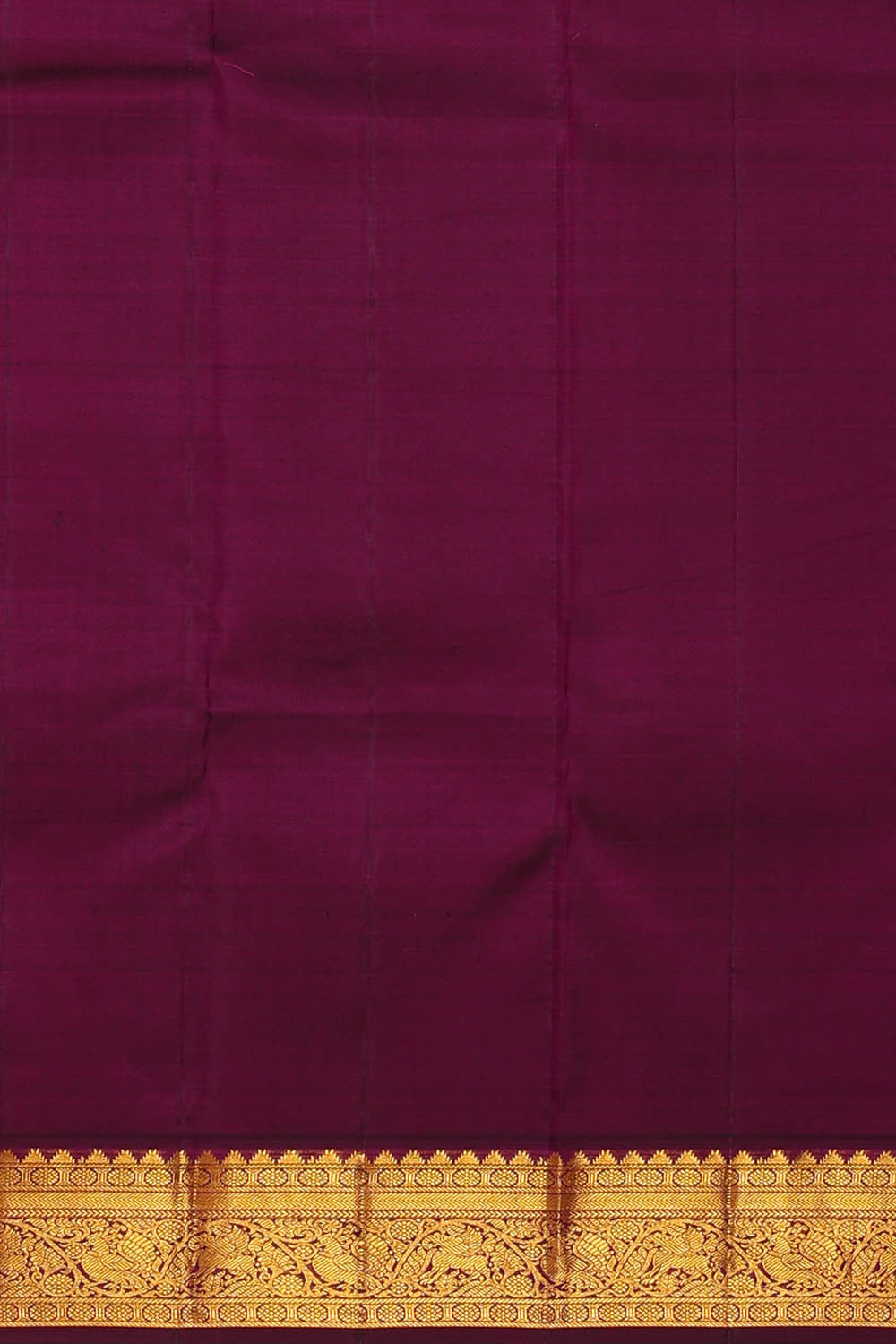 Image of Kanchipattu Orange Brocade Saree