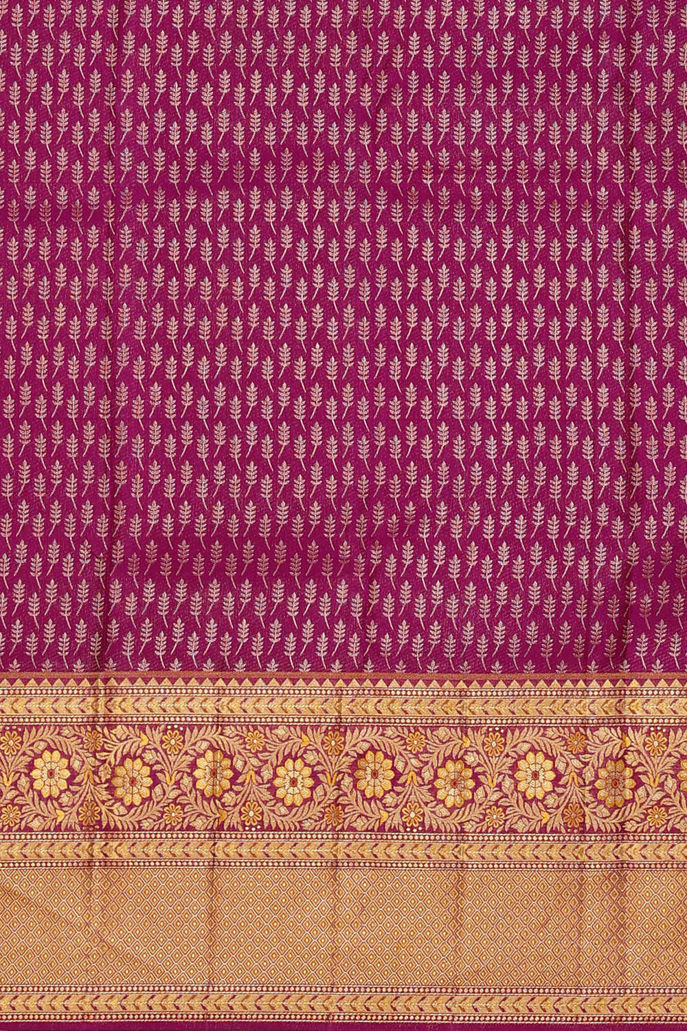 Image of Kanchipattu Turquoise Blue Brocade Saree