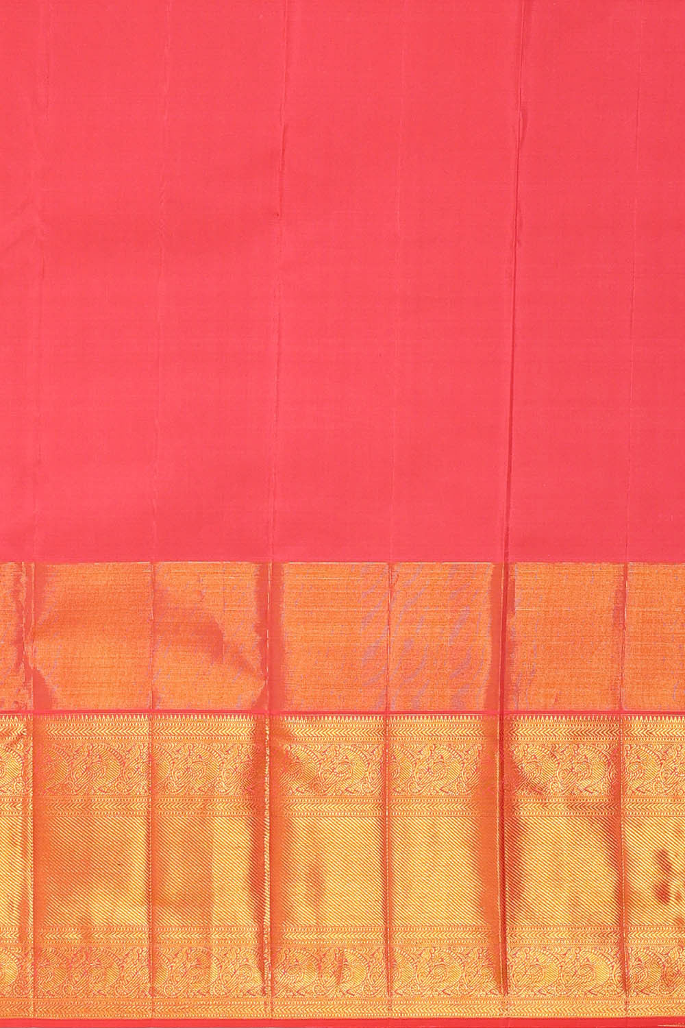 Image of Kanchipattu Peach Brocade Saree