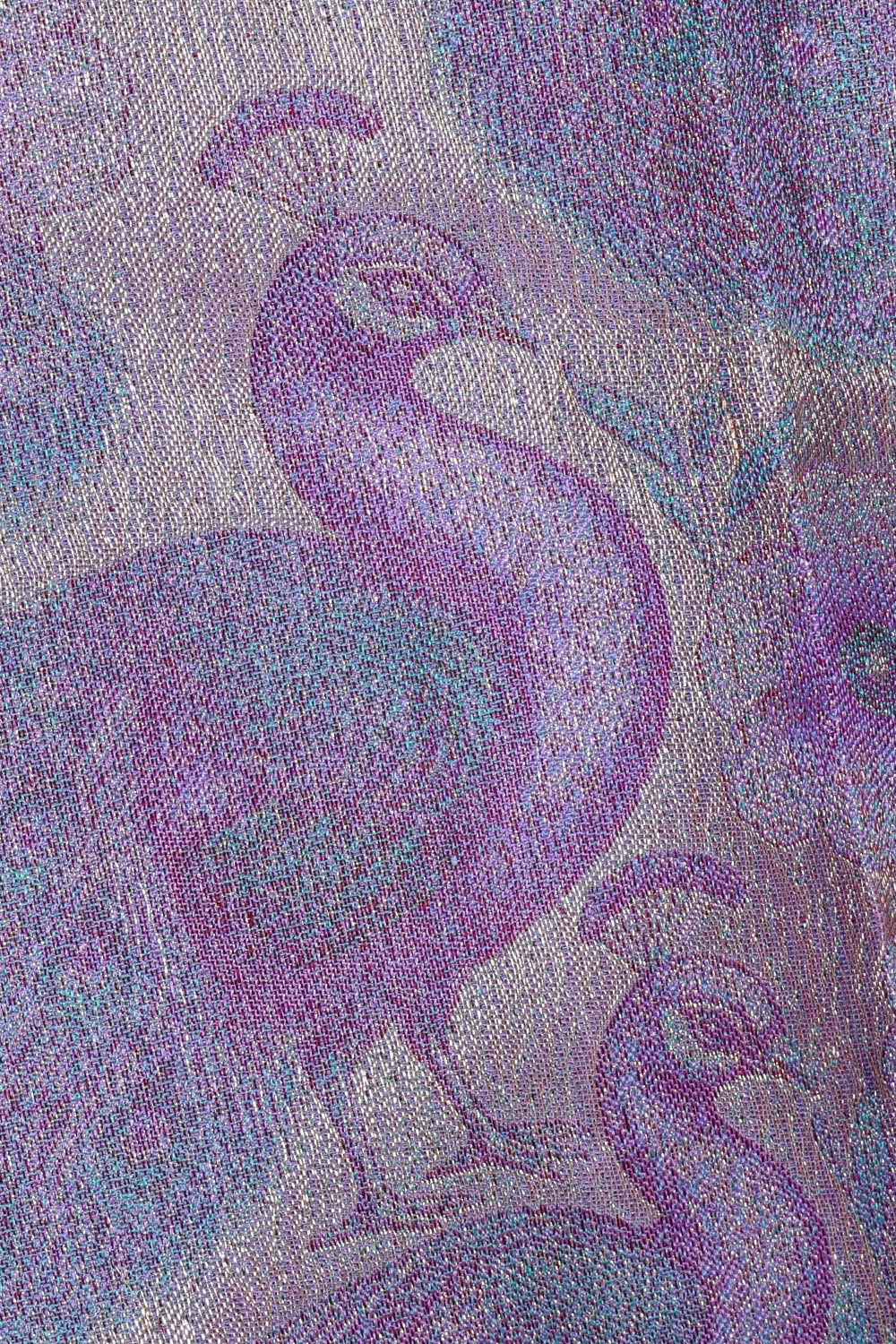 Image of Kanchipattu Lavender Brocade Saree
