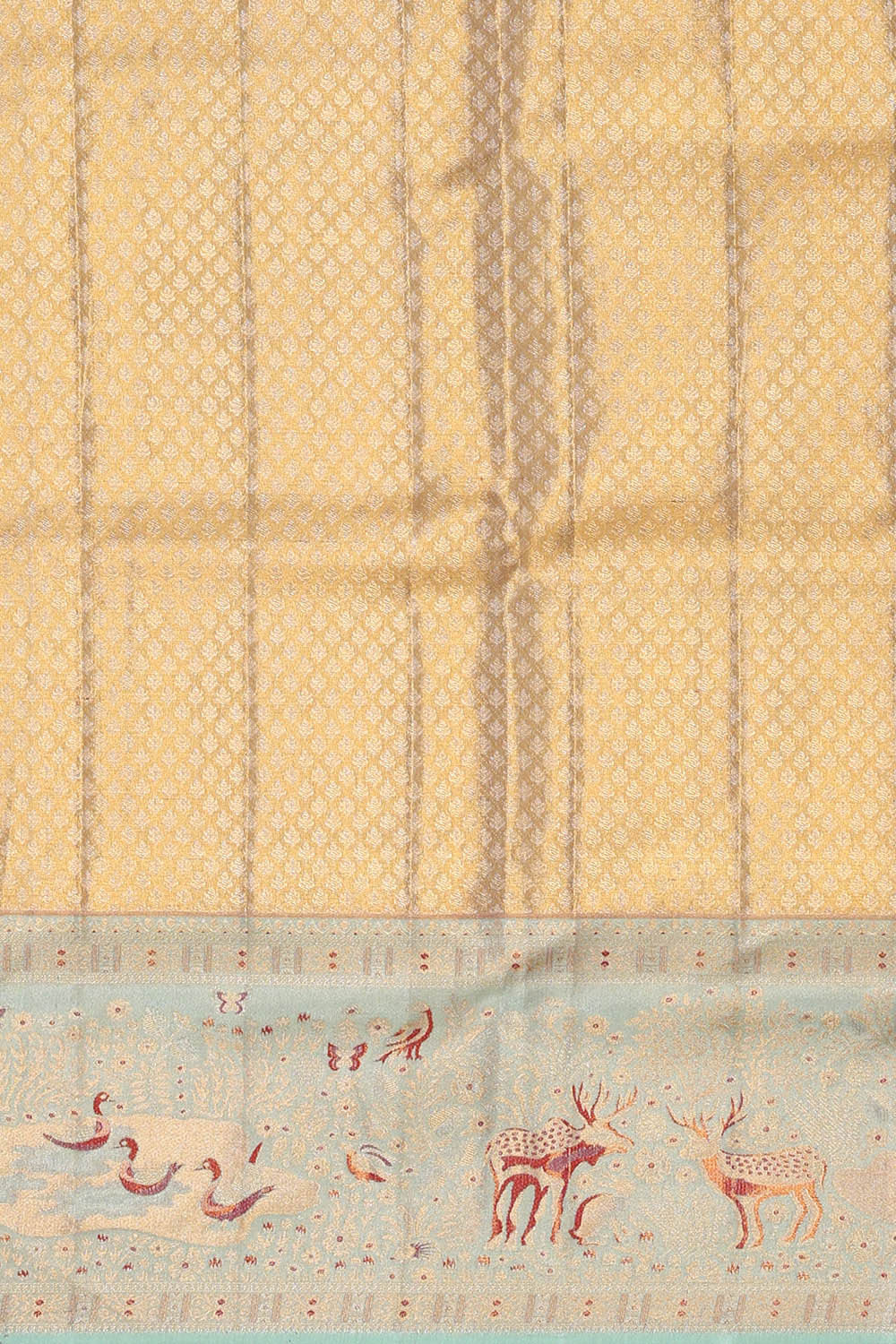 Image of Kanchipattu Gold Brocade Saree