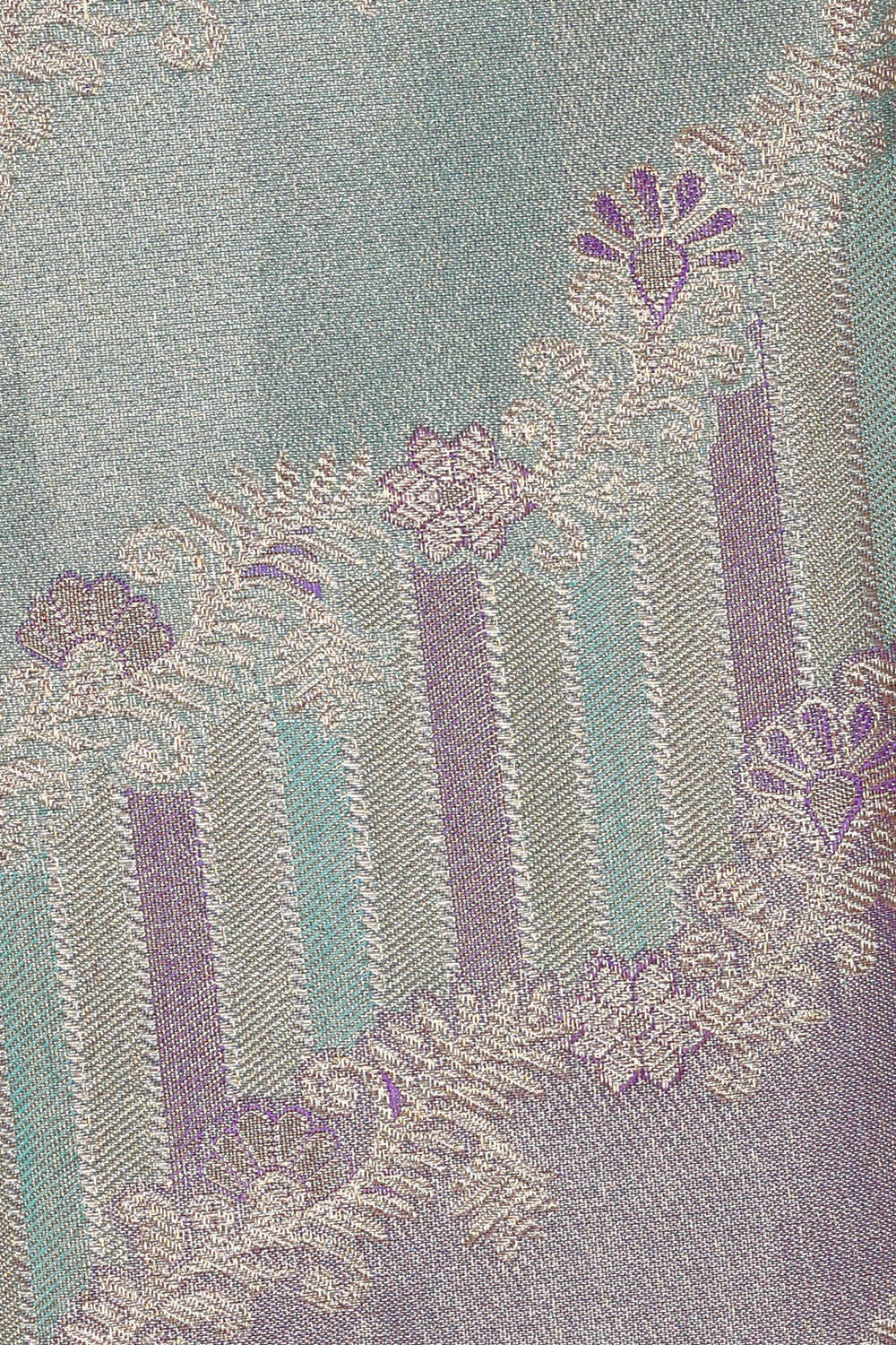 Image of Kanchipattu Multicolour Tissue Brocade Saree