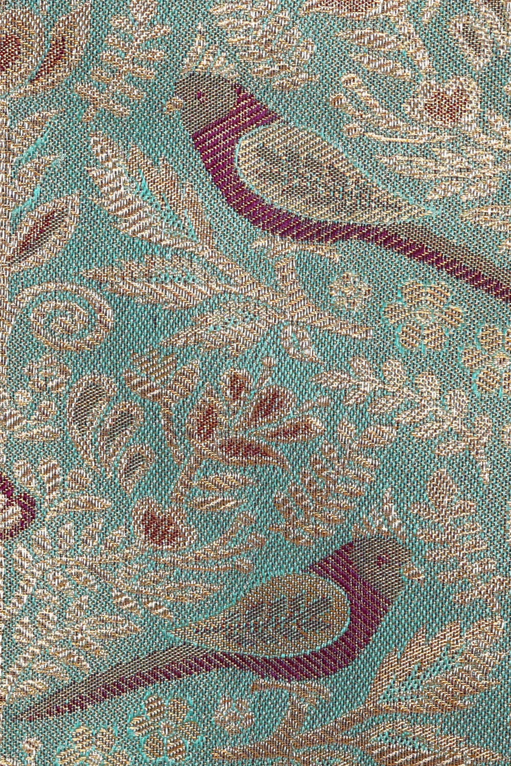 Image of Kanchipattu Blue Brocade Saree