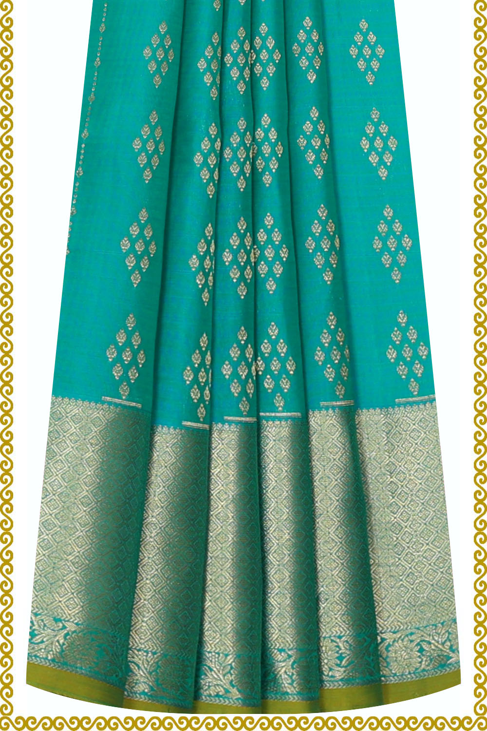 Image of Kanchipattu Pavada Unstitched Set
