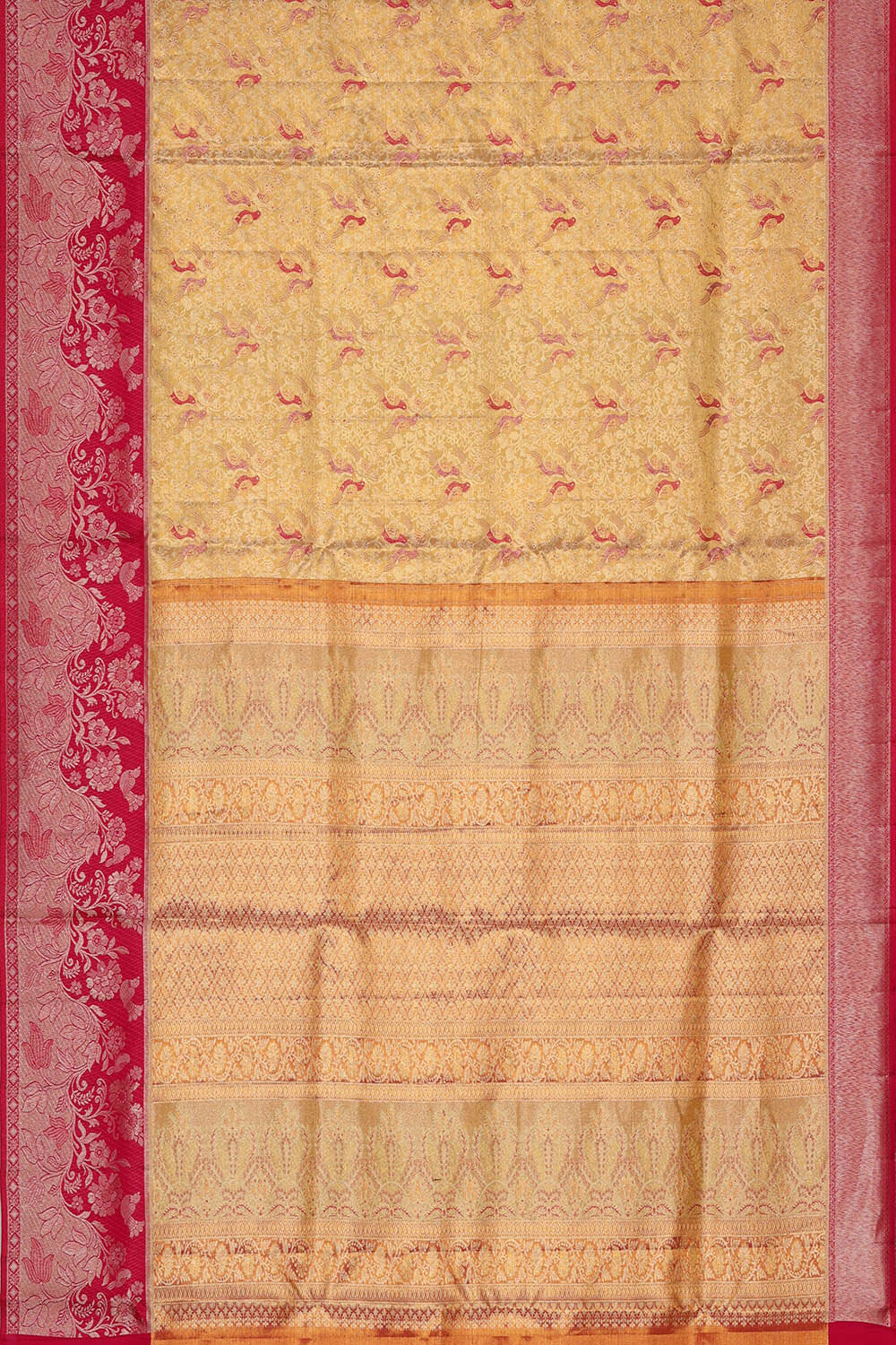 Kanchipattu Gold Brocade Saree