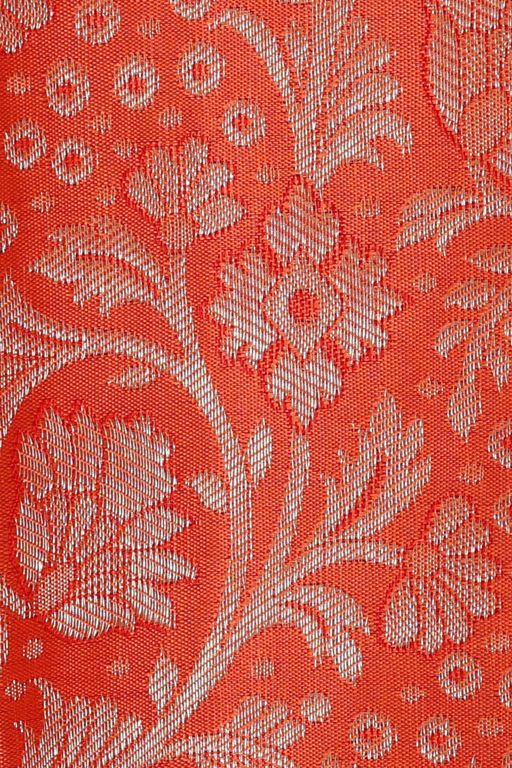 Image of Kanchipattu Dark Peach Brocade Saree