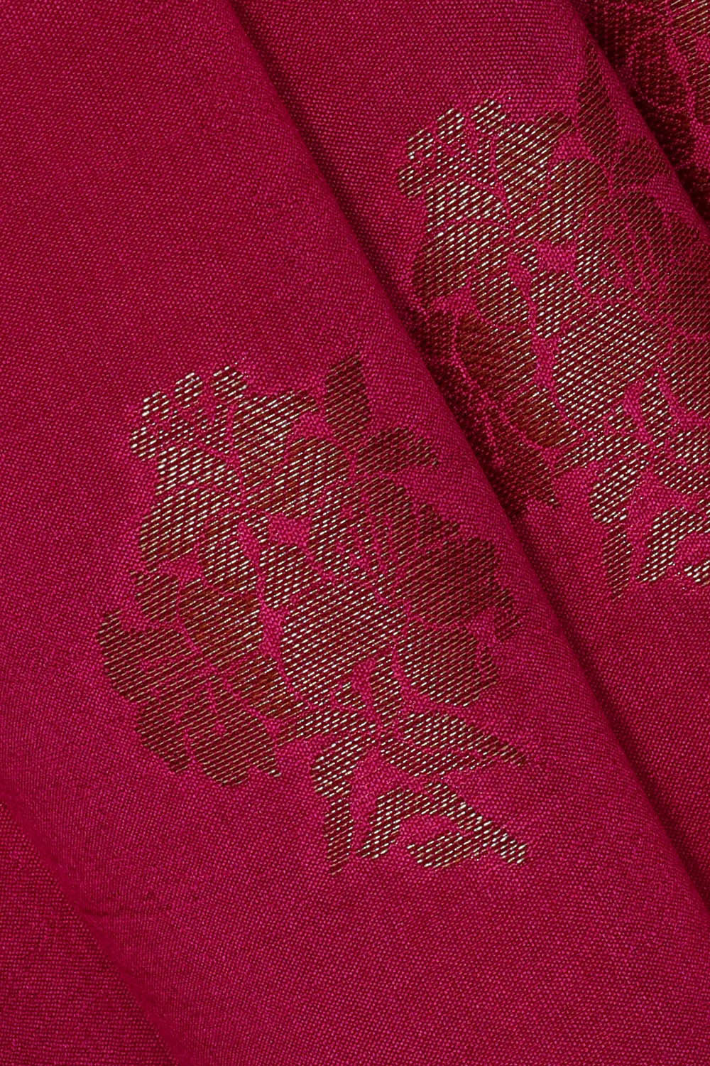 Image of Reddish Pink Silk Saree