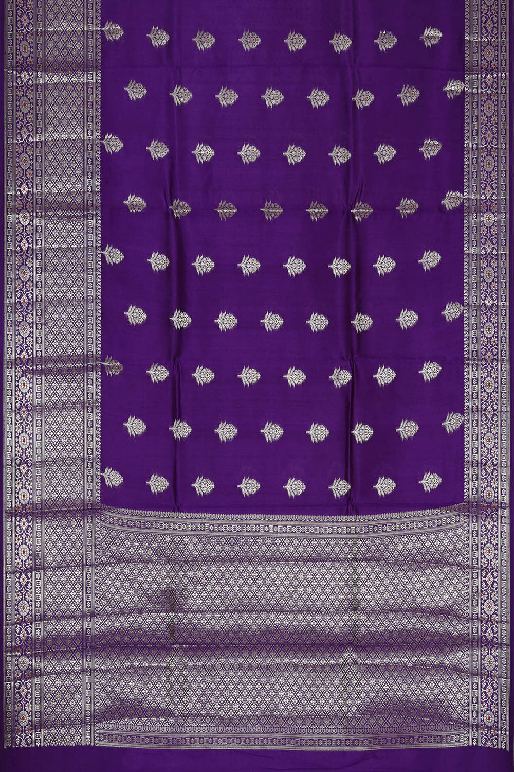 Image of Purple Silk Saree
