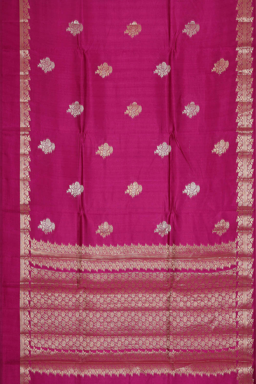 Image of Magenta Silk Saree
