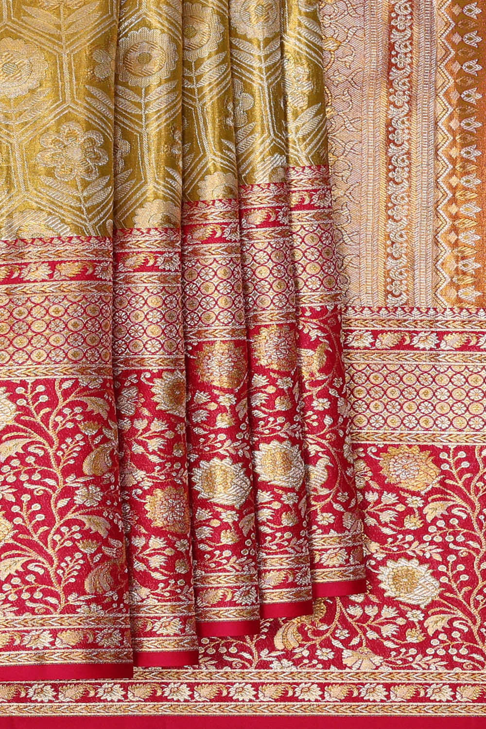 Image of Kanchipattu Gold Brocade Saree